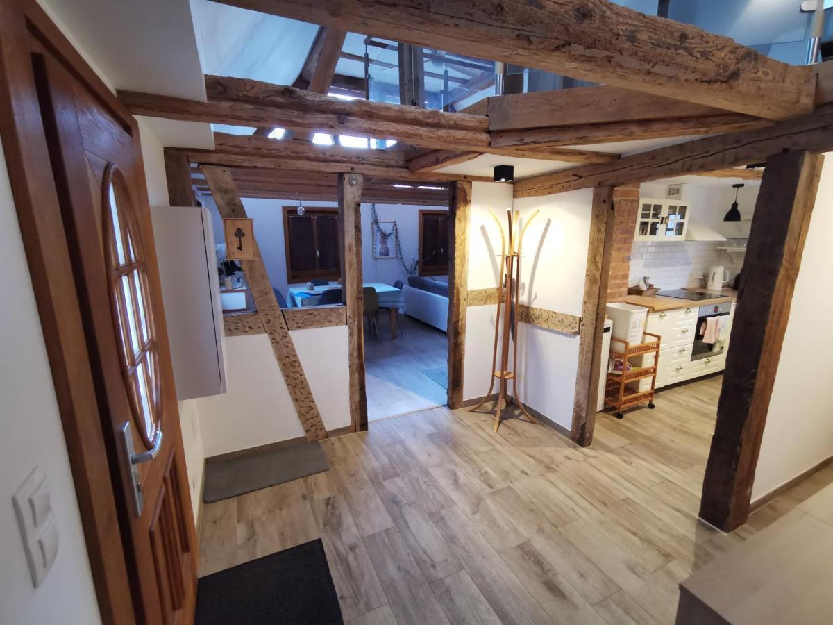 Une Maison A Colombages - Cosy, Lumineuse Et Sauna Kesseldorf Exterior foto