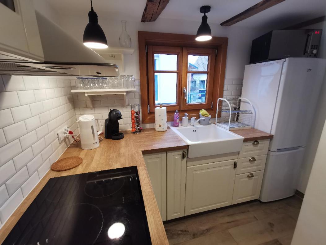 Une Maison A Colombages - Cosy, Lumineuse Et Sauna Kesseldorf Exterior foto