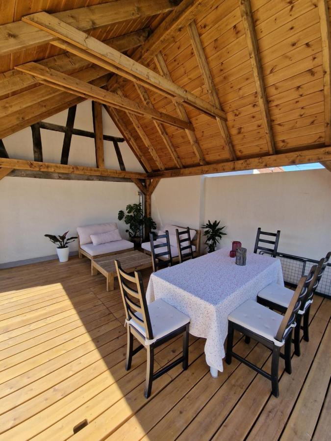 Une Maison A Colombages - Cosy, Lumineuse Et Sauna Kesseldorf Exterior foto